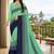 Pure georgette bandhani saree