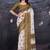 Floral pure georgette bandhani saree