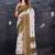 Floral pure georgette bandhani saree