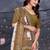 Floral pure georgette bandhani saree