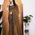 Floral pure georgette bandhani saree