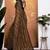 Floral pure georgette bandhani saree