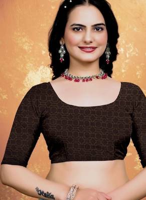 Floral pure georgette bandhani saree 4