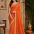 Striped pure chiffon leheriya saree