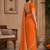 Striped pure chiffon leheriya saree