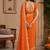 Striped pure chiffon leheriya saree