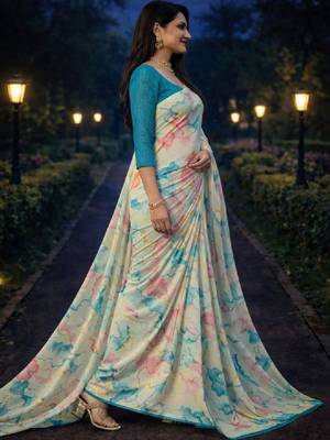 Bandhani pure georgette bandhani saree 3