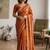 Embellished sequinned heavy work leheriya saree