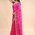 Leheriya embroidered poly georgette heavy work leheriya saree