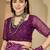 Leheriya beads and stones pure georgette leheriya saree