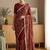 Embellished sequinned heavy work leheriya saree