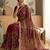 Embellished sequinned heavy work leheriya saree