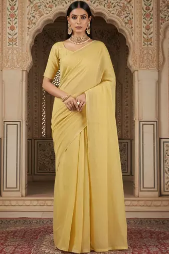 Linen blend handloom leheriya saree