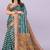 Tie and dye pure linen leheriya saree