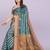 Tie and dye pure linen leheriya saree