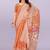 Ethnic motifs pure linen handloom leheriya saree