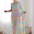 Leheriya mirror work leheriya saree