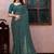 Bandhani beads and stones poly georgette bandhani saree