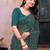 Bandhani beads and stones poly georgette bandhani saree
