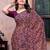 Poly georgette bandhani saree