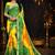 Batik poly georgette bandhani saree