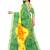 Batik poly georgette bandhani saree