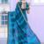 Poly georgette bandhani saree