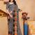 Pure georgette bandhani saree