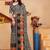 Pure georgette bandhani saree