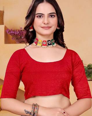 Pure georgette bandhani saree 4