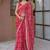 Bandhani mirror work pure chiffon bandhani saree