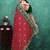 Bandhani zari poly georgette designer bandhani saree
