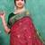 Bandhani zari poly georgette designer bandhani saree