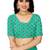Women floral printed pure georgette bandhani saree