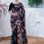 Floral pure georgette bandhani saree