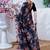 Floral pure georgette bandhani saree