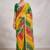 Leheriya embroidered poly georgette designer leheriya saree