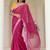 Leheriya pure georgette fusion leheriya saree