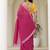 Leheriya pure georgette fusion leheriya saree