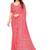 Floral pure georgette bandhani saree