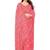 Floral pure georgette bandhani saree