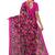Floral pure georgette bandhani saree
