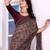Bandhani poly georgette bandhani saree