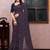 Floral poly georgette bandhani saree