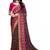 Bandhani zari poly georgette designer bandhani saree