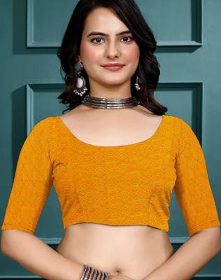 Poly georgette leheriya saree 3