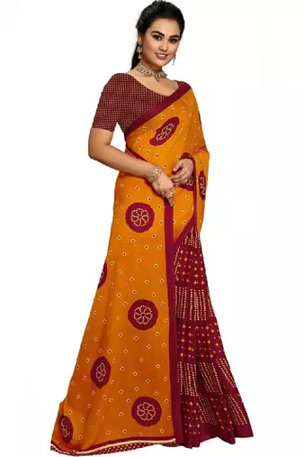 Bandhani pure georgette bandhani saree