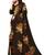 Floral pure georgette bandhani saree