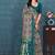 Paisley pure georgette bandhani saree