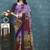 Pure georgette bandhani saree